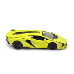 Автомодель TechnoDrive Lamborghini Sian, 1:32, жовта (250346U) - мініатюра 5