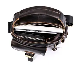 Чоловіча шкіряна сумка Vintage 18х21,5х5,5 см sum0012384 - мініатюра 5