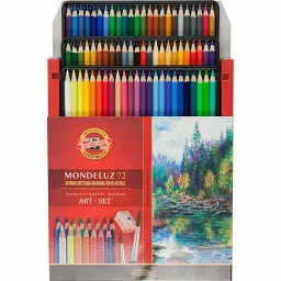 Олівці кольорові Koh-i-Noor Mondeluz акварельні 72 кольорів (3714) - миниатюра 3