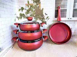Набір посуду O.M.S. Collection 3017 Red