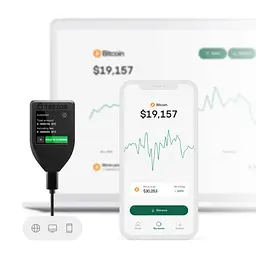 Апаратний гаманець для криптовалют Trezor Model T Чорний (B07B8Q2G3K) - мініатюра 5