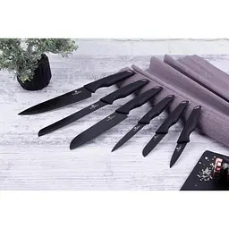 Набір ножів із 6 предметів Berlinger Haus Black Rose Collection (BH-2593) - мініатюра 2
