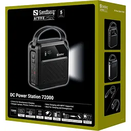 Павербанк Sandberg Black 72 000 mAh / 268 Вт (421-22) - мініатюра 8