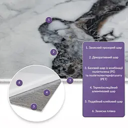 Самоклеюча стінова PET плитка Sticker Wall 600х300х2мм SW-00002307 - мініатюра 2