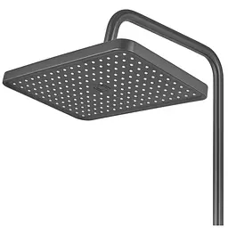Душева система Champion PBM-009-J з кнопковим перемикачем 4 режими graphite CH6501, Графіт - мініатюра 4