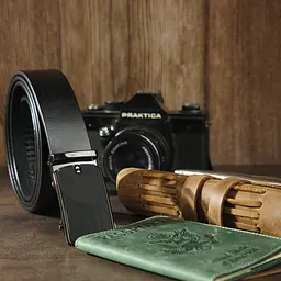 Чоловічий шкіряний ремінь Vintage 115х3,4 см acs0014909 - мініатюра 6