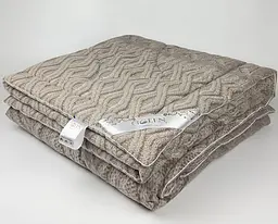 Ковдра льняна демісезонна Iglen Фланель полуторна 140х205 - мініатюра 1