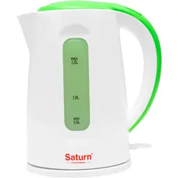 Електрочайник Saturn ST-EK8439U білий/зелений