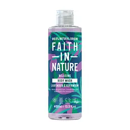 Гель для душу Faith in Nature натуральний з лавандою та геранню 400 мл (708002400438)