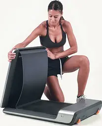 Бігова доріжка Toorx Treadmill WalkingPad with Mirage Display Mineral Grey (WP-G) - мініатюра 4