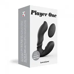 Вібромасажер простати з пультом дистанційного керування, 12х4 см. Love To Love Player One - мініатюра 4