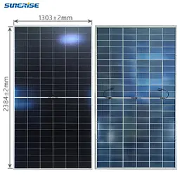 Сонячна панель Sunerise 720 Вт JC710-132M-210DG N-тип TOPCon Bifacial (Двостороння) - мініатюра 3