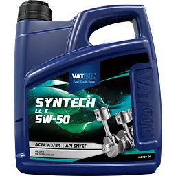Моторна олива VATOIL SynTech LL-X 5W-50 4л (50398)