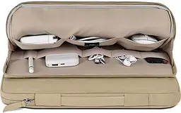 Сумка для ноутбука WiWU Ora Laptop Sleeve MacBook 14` Beige (6936686405553) [79308] - мініатюра 4