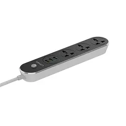 Мережевий фільтр LDNIO SC3301 (3 х розетки 3 х USB) 1.6 м - мініатюра 4
