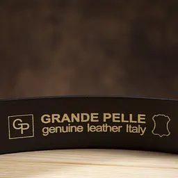 Надійний шкіряний італійський ремінь Grande Pelle 00242 коричневий 125 см - мініатюра 6
