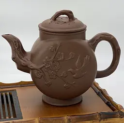 Чайник глиняний 600 мл Голубка (світлий)