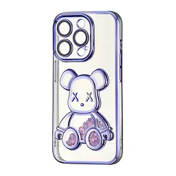 Чохол Shining Bear Case Protected Camera iPhone 15 Pro Purple