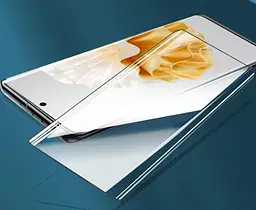 Захисне скло DK Full Glue 3D для Huawei P60/P60 Pro black - мініатюра 2