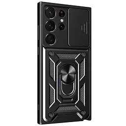 Чохол Ummi Camshield Serge Ring для Samsung Galaxy S26 Ultra Чорний / Black - миниатюра 2