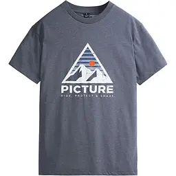 Футболка Picture Organic Authentic Dark Blue Melange L (1012-MTS1019A-L)
