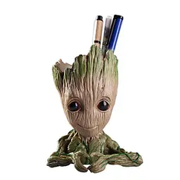 Горщик для квітів та канцелярії Грут Groot G2 + підставка пень - мініатюра 7
