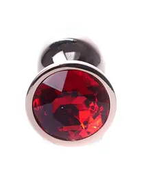 Анальна пробка - Jewellery Red Gold PLUG- Red - мініатюра 2