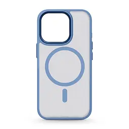 Чехол для Apple iPhone 15 Pro, Uniq MagCase, голубой, противоударный, панель-накладка с MagSafe, ударопрочный TPU+PC, с магнитом MagSafe, поддержка полноценной беспроводной зарядки, ArmorStandart (ARM75333)