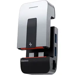 USB-хаб Baseus Armor Age Type-C Bracket Multifunctional Hub Adapter Space Gray (CAHUB-AJ0G) [72636] - мініатюра 1