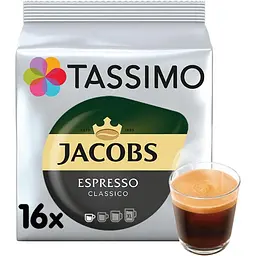 Набор кофе в капсулах Jacobs Tassimo Espresso 80 капсул (5 п. х 16 шт.) - мініатюра 2