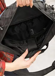 Жіноча cумка-бананка під ноутбук Sambag Urban Pro чорно-синя 46 × 26 см (51411215) - мініатюра 6