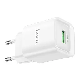 МЗП Hoco C145A Charm QC3.0 18W (1USB-A) White - мініатюра 3