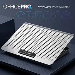 Охолоджувальна підставка для ноутбука OfficePro Silver (CP500S) - мініатюра 16