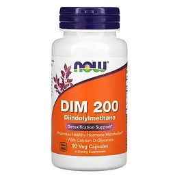 Дііндолілметан з Кальцієм DIM 200 w/Calcium D-Glucarate - 90 вег. капсул