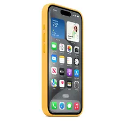 Силіконовий чохол CasePro Silicone Case with MagSafe Sunshine для iPhone 15 Pro - мініатюра 5