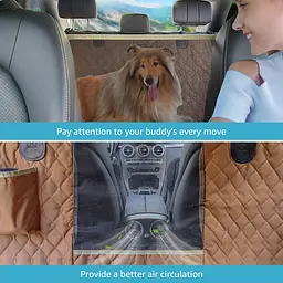 Чохол для автомобільного сидіння Lassie Dog із сітчастим візуальним вікном - мініатюра 6