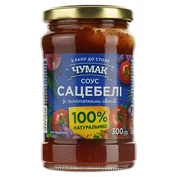 Соус Чумак Сацебелі зі шматочками овочів 300 г (934931)