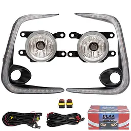 LED Протитуманні фари для Toyota Corolla 2017- H8 12V 35W DRL-6W/6W FOG+DRL+TURN з проводкою Комплект (TY-9377L-1 3в1)