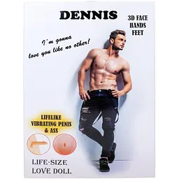 Секс-лялька з вібрацією Boss Series Dennis 160 см тілесна - мініатюра 12