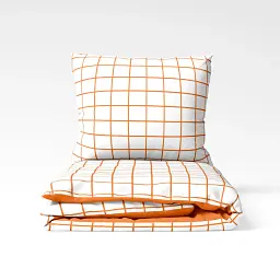 Комплект постільної білизни ТЕП Terracotta Check 70x70 євро білий
