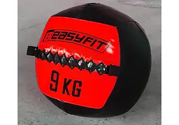 Медичний м'яч EasyFit Wall Ball медбол, волбол 9 кг (EF-WB-09) - мініатюра 3