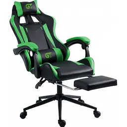 Геймерське крісло GT Racer X-2323 Black/Green [122609] - мініатюра 4