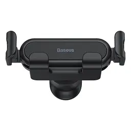 Автомобільний утримувач холдер Baseus Stable Gravitational Car Mount Lite Air Outlet Version SUWX010001 Black - мініатюра 2