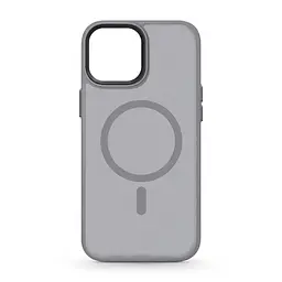 Чехол для Apple iPhone 14, Uniq MagCase, серый, противоударный, панель-накладка с MagSafe, ударопрочный TPU+PC, с магнитом MagSafe, поддержка полноценной беспроводной зарядки, ArmorStandart (ARM75280)