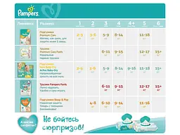 Пiдгузки PAMPERS (8-14кг) 52шт Premium Care № 4 Maxi Економ - мініатюра 4