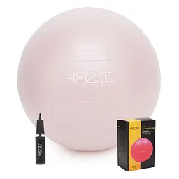 М'яч для фітнесу (фітбол) 4FIZJO 65 см Anti-Burst 4FJ0401 Pink (P-5907739317384)