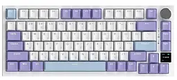 Клавіатура Ajazz AK820 PRO 75% Exploded Gift Switch White RGB (AK820PRO-G-PWB) - мініатюра 2