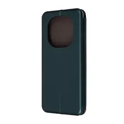 Чехол-книжка для Xiaomi Redmi Note 14 Pro 5G Poco X7 5G, G-Case, зеленый, кожаный чехол-книжка из экокожи (PU) и TPU, с магнитом, с подставкой и вместительным кардхолдером, противоударный, защита всего корпуса, ArmorStandart (ARM79789) - мініатюра 2
