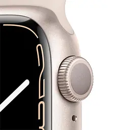Смарт-годинник Apple Watch Series 7 GPS 41 mm Starlight Sport Band (Grade B) Seller Refurbished - мініатюра 3