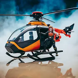 Колекційний набір Jazwares Fortnite Feature Vehicle The Choppa, гелікоптер і фігурка, 10 см (FNT0653) - мініатюра 9